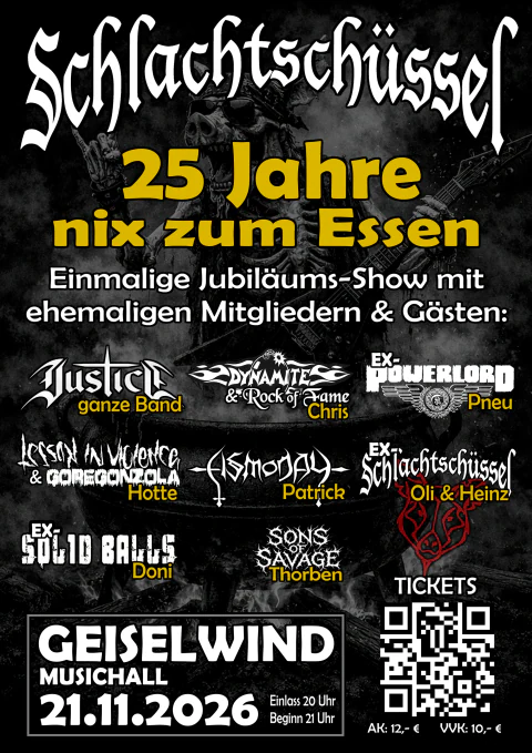 25 Jahre Schlachtschüssel